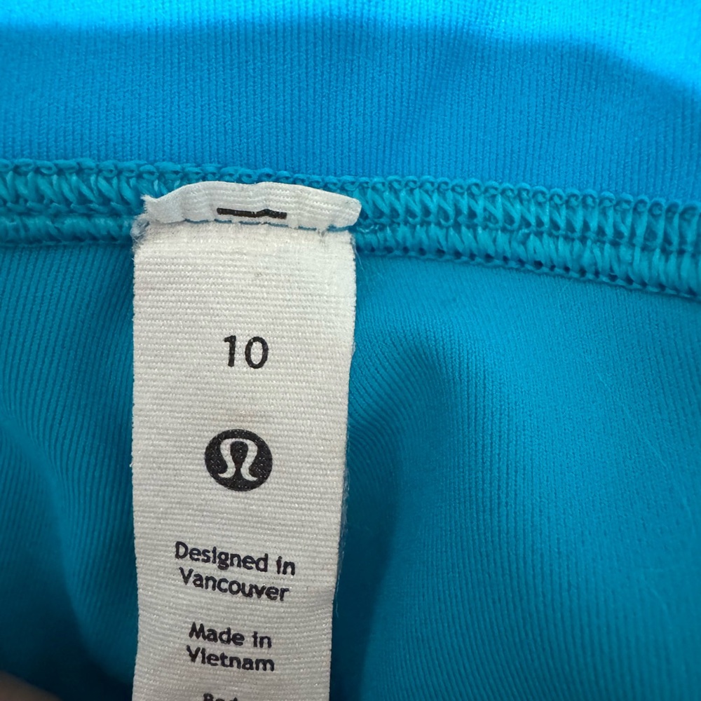 Women's Blue Lululemon leggings with pockets - Picture 5 of 5